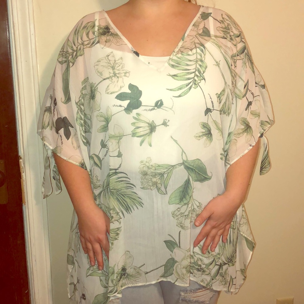 ❗️NWT❗️NY&Co Floral Shawl